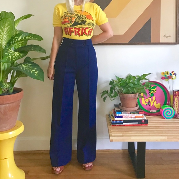 Vintage 70s coordinating pat suit 3 piece set M/L - Picture 6 of 8